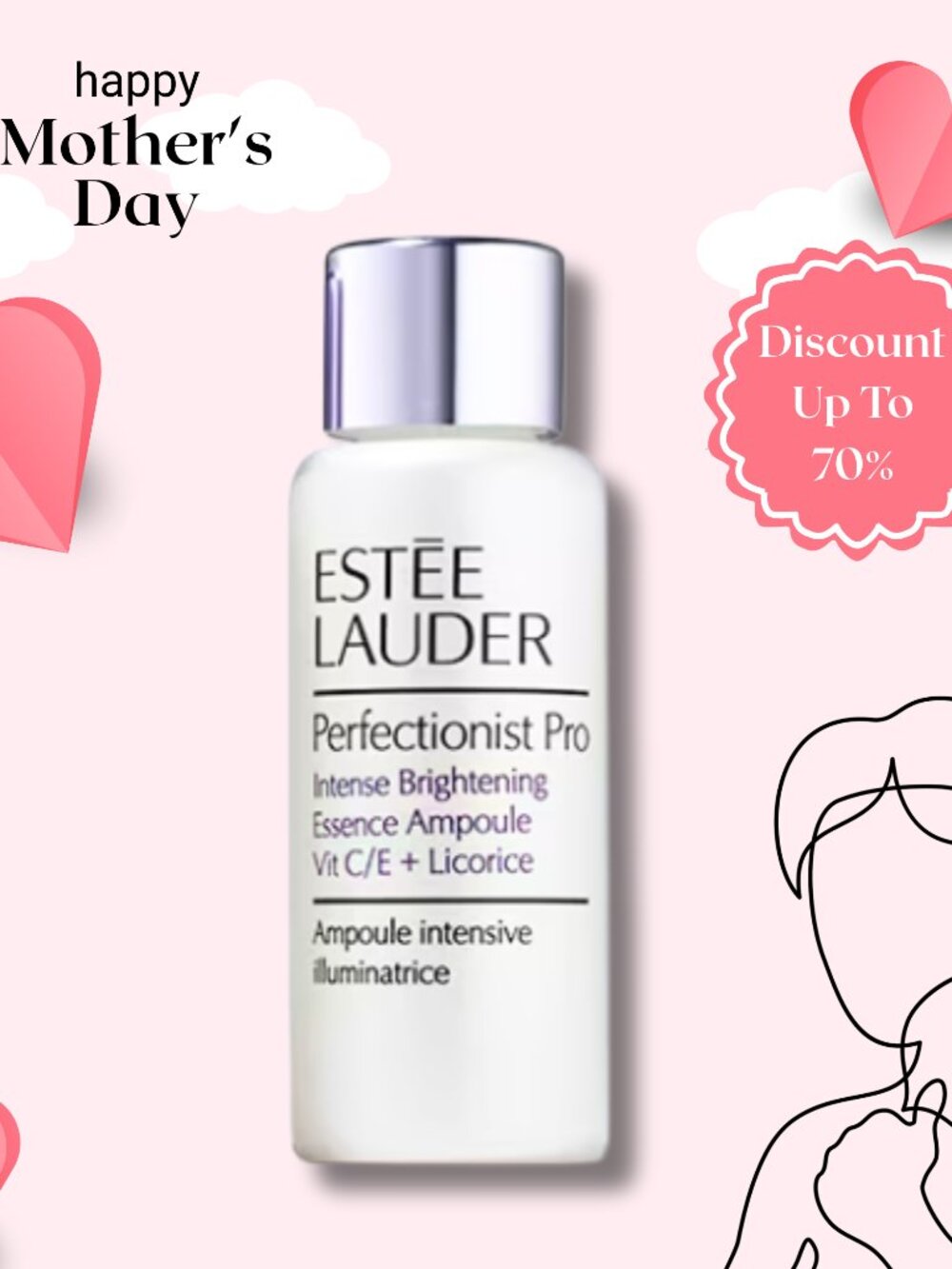 Estee Lauder Perfectionist Pro Intense Brightening Essence Ampoule .34oz